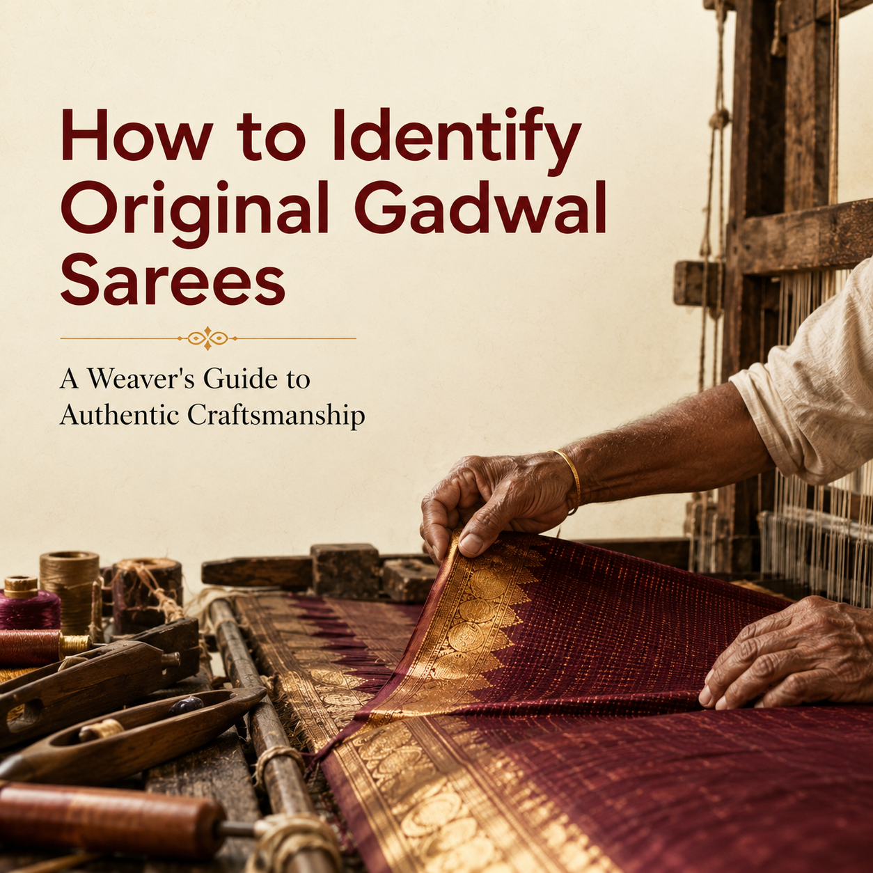How to Identify Original Gadwal Sarees: A Weaver's Guide