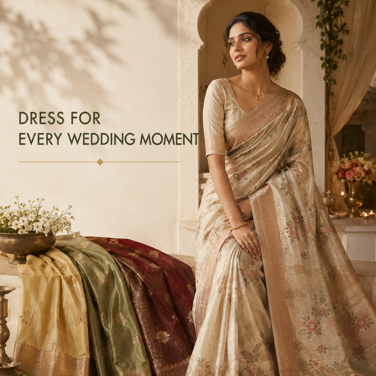 Top Saree Styles for Haldi, Mehendi & Reception: The Ultimate Wedding Style Guide