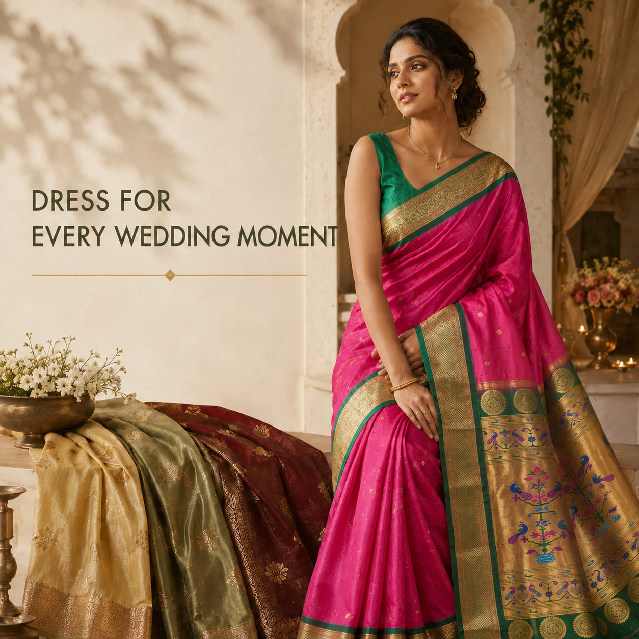 Top Saree Styles for Haldi, Mehendi & Reception: The Ultimate Wedding Style Guide
