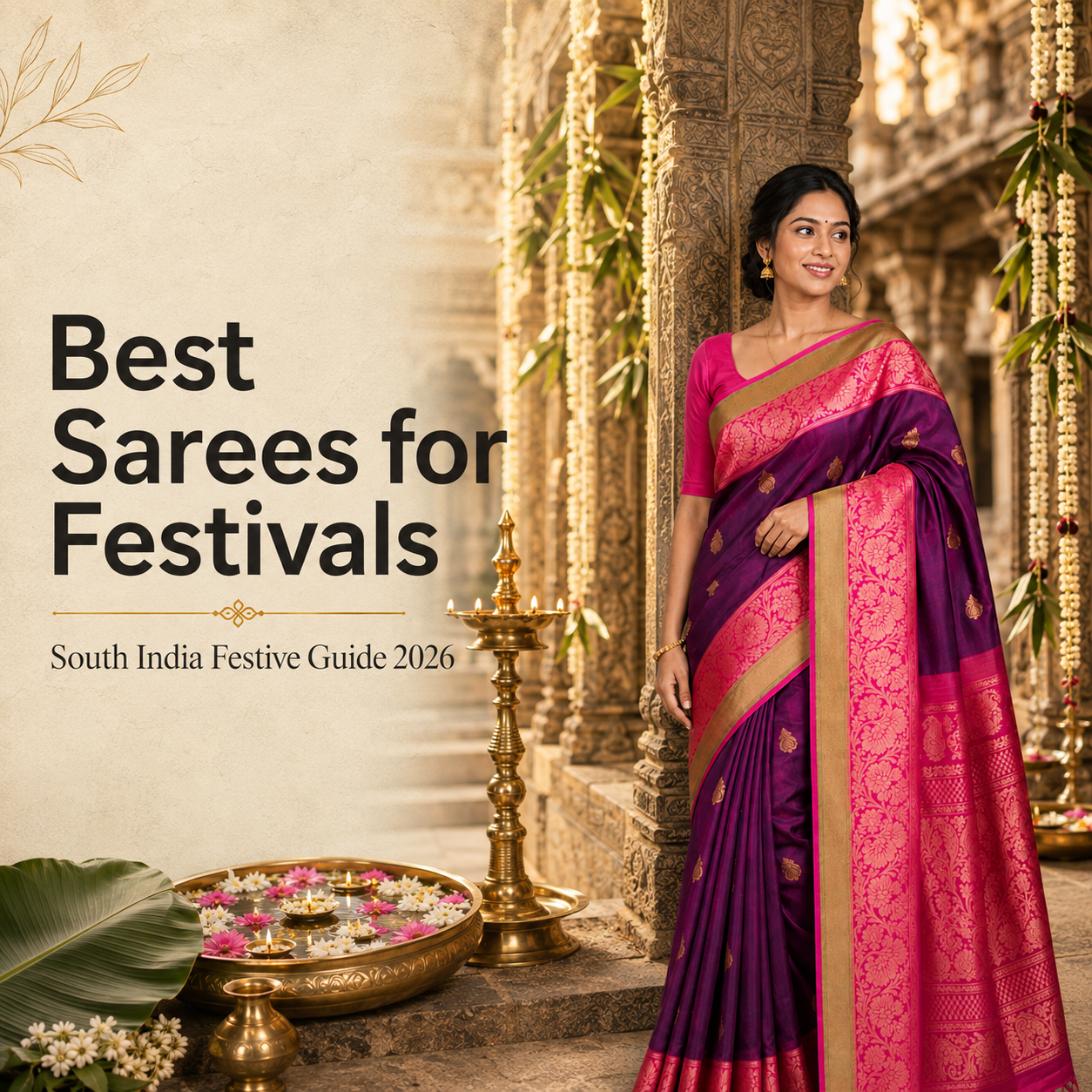 Best Sarees for Festivals: South India Festive Guide 2026