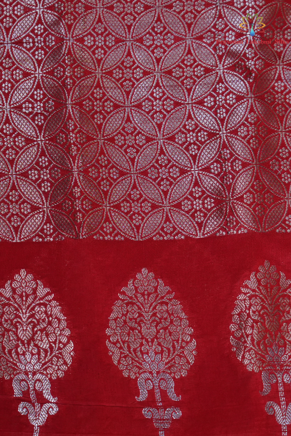 Elegant Banarasi Munga silk saree suitable for weddings and grand celebrations with intricate zari detailing.
