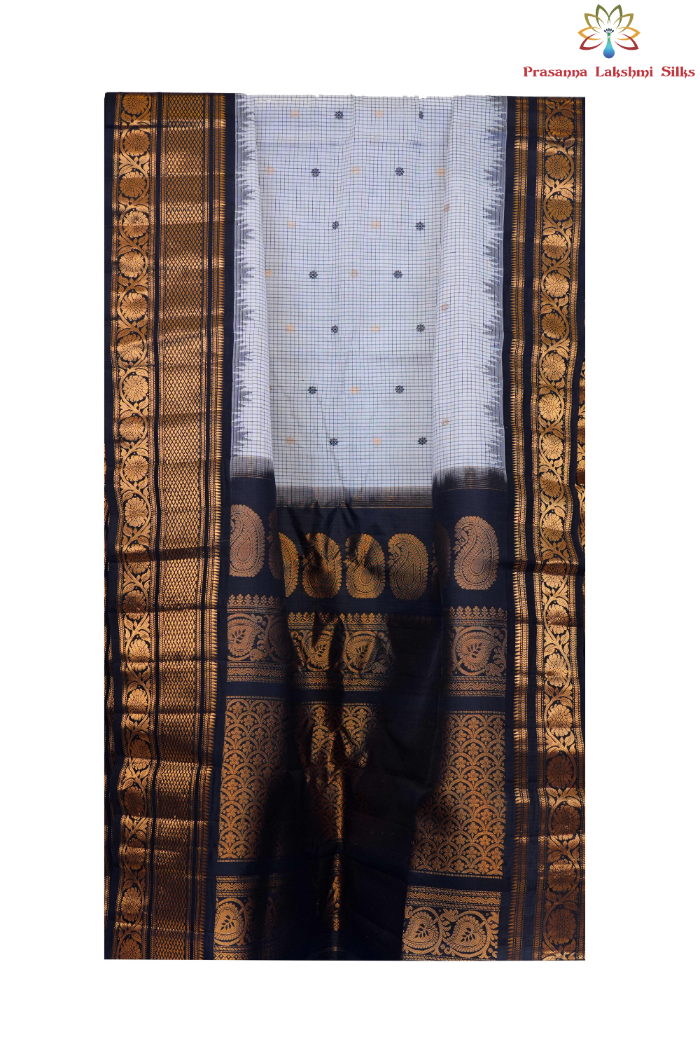 Elegant handloom Gadwal silk cotton saree suitable for weddings and grand celebrations.