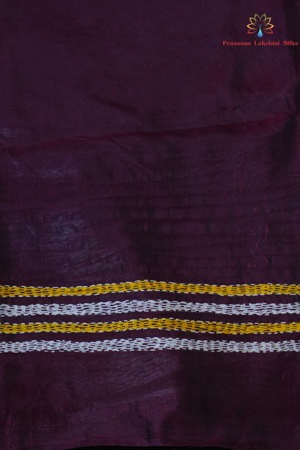 Traditional semi Bangalore silk saree with intricate Kantha embroidery suitable for festive occasions.