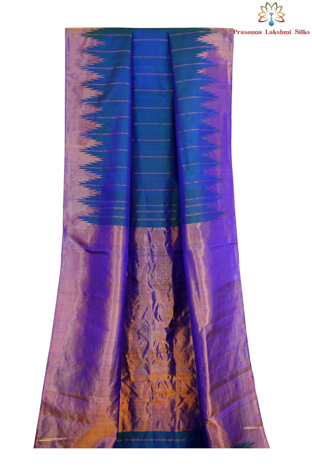 Elegant handloom Gadwal pure silk saree suitable for weddings and grand celebrations.