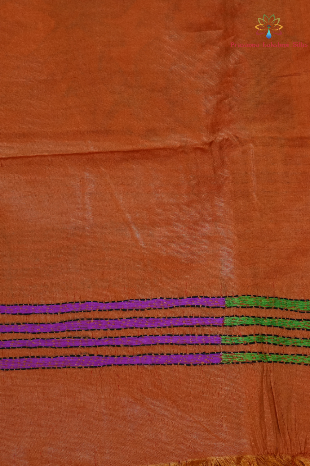 Traditional semi Bangalore silk saree with intricate Kantha embroidery suitable for festive occasions.