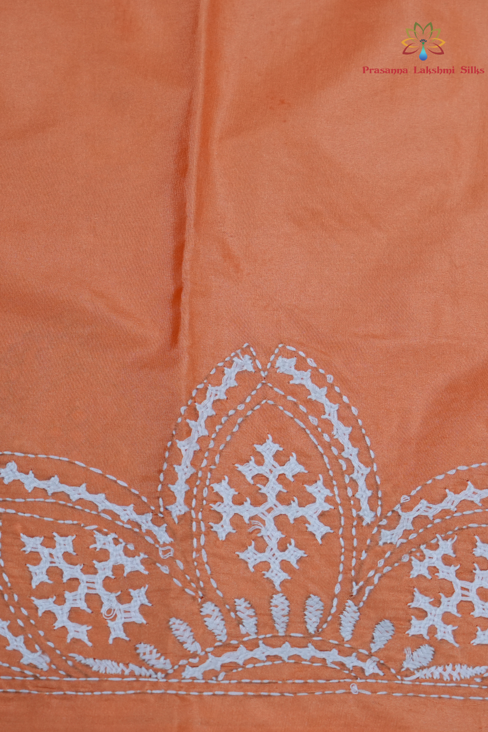 Elegant Semi Bangalore Silk Saree suitable for festive occasions with detailed Kutch embroidery.