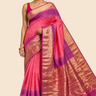 Banarasi Bandhani silk saree with vibrant border
