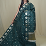 1. Elegant Banarasi Tissue Saree with all-over zari motifs, designer borders, and rich tissue brocade pallu.
