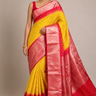 Banarasi Bandhani silk saree with vibrant border
