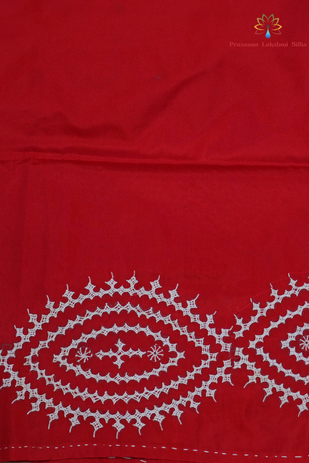 Elegant Semi Bangalore Silk Saree suitable for festive occasions with detailed Kutch embroidery.