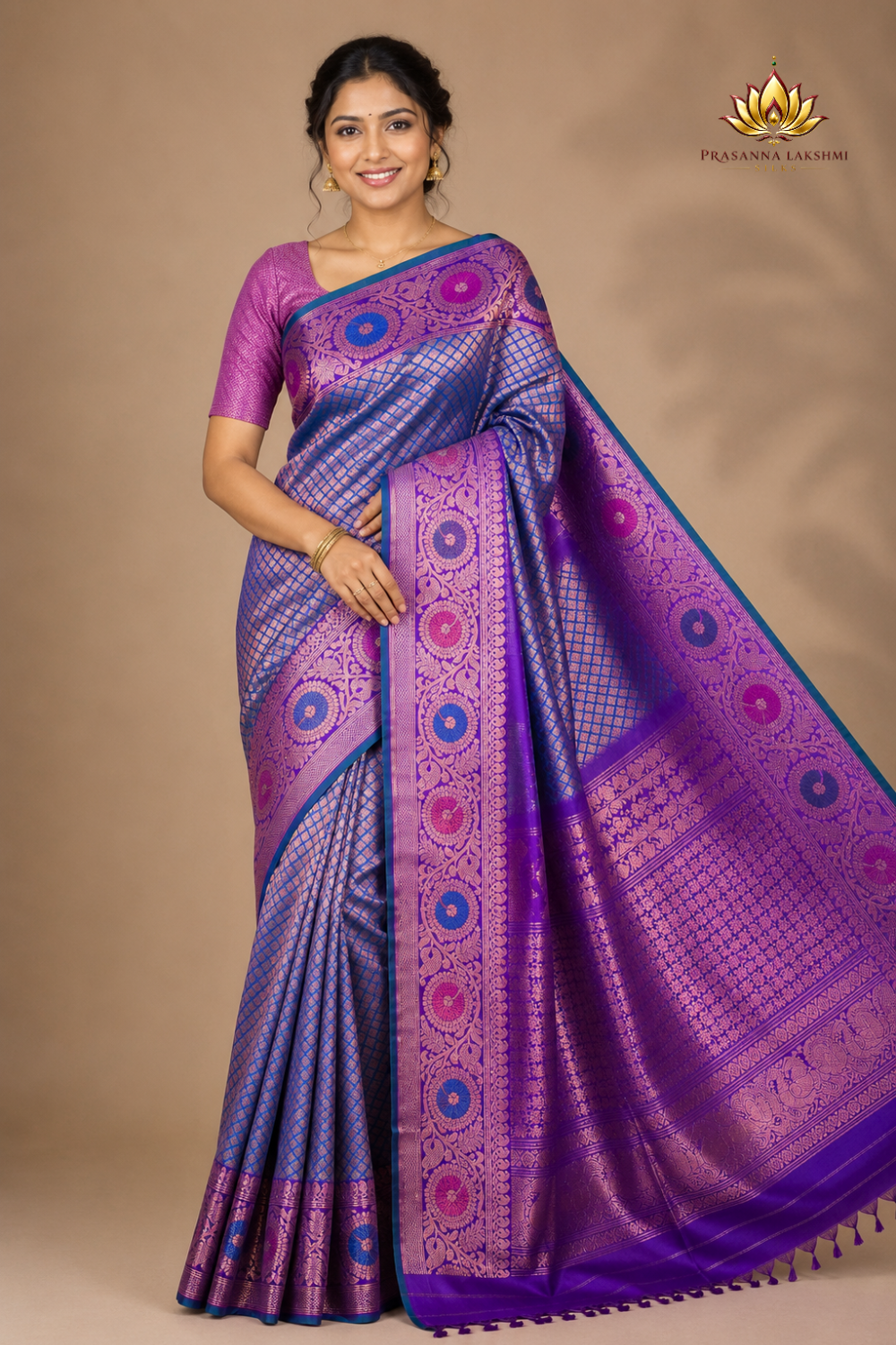 Pure Handloom  Gadwal Silk Saree