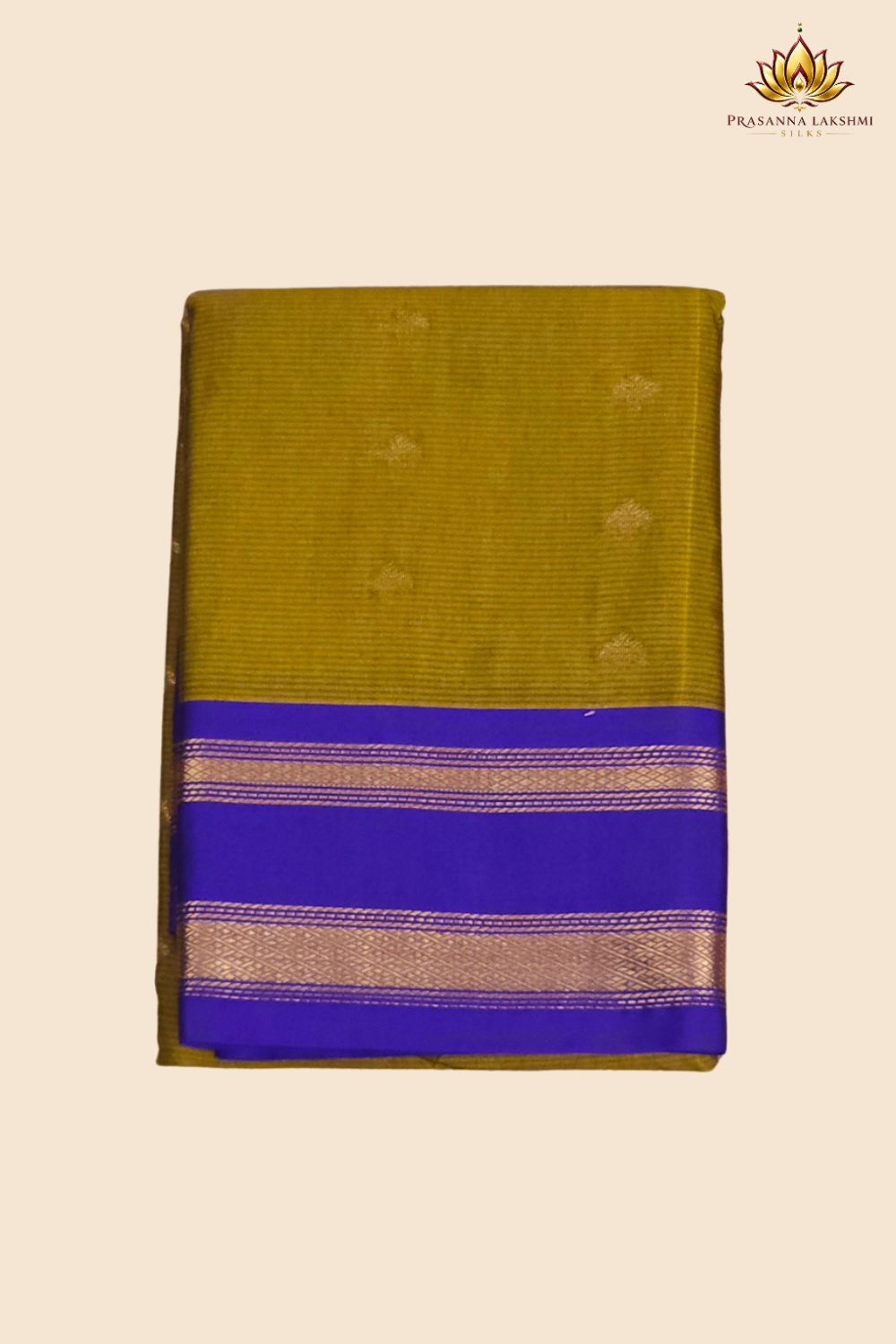 Handloom semi Gadwal saree featuring rich brocade pallu and contrast blouse
