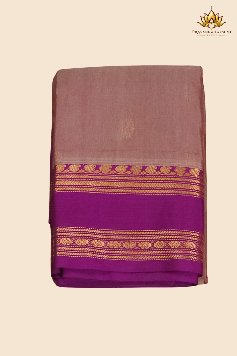 Handloom semi Gadwal saree featuring rich brocade pallu and contrast blouse
