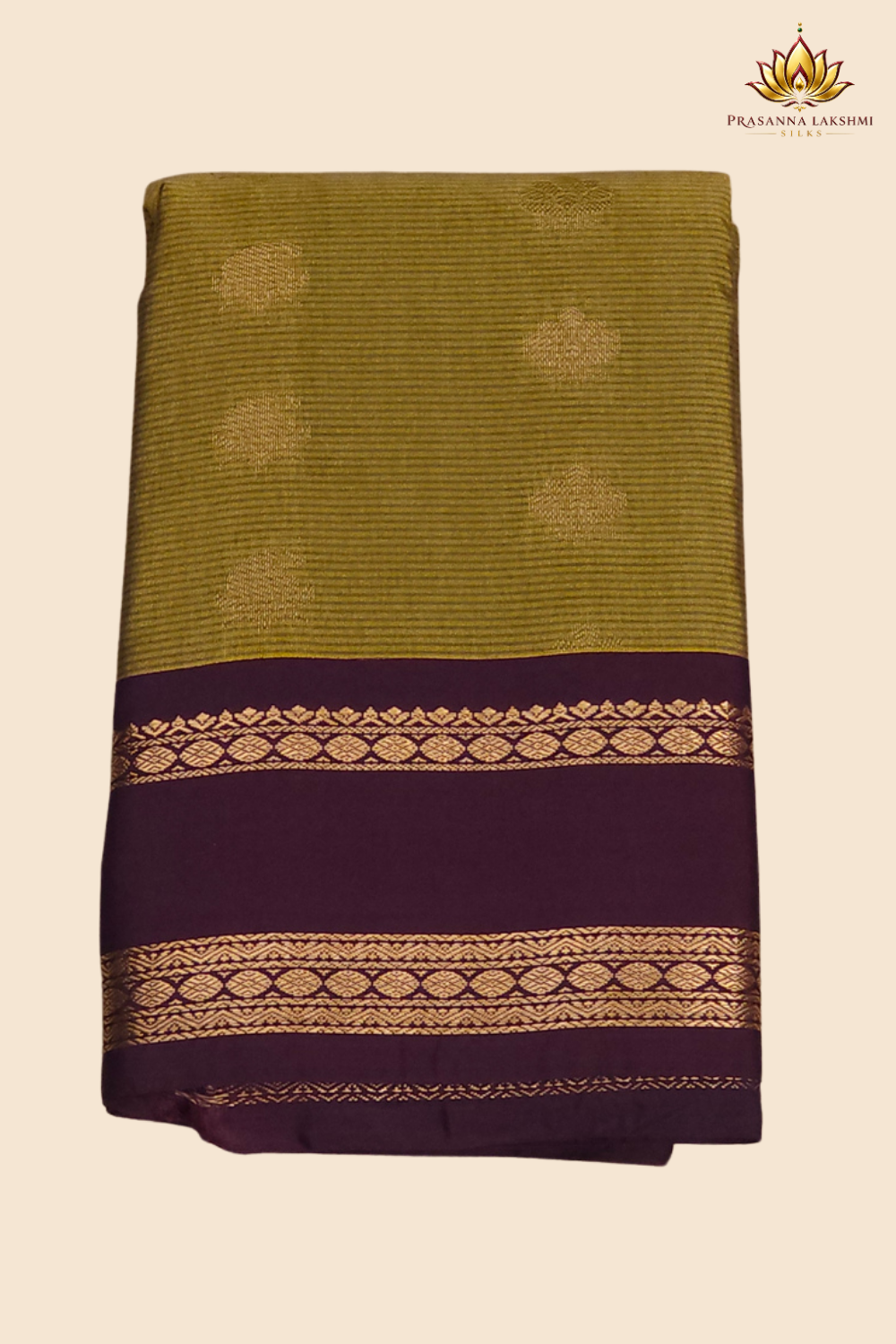 Handloom semi Gadwal saree featuring rich brocade pallu and contrast blouse
