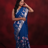 Prussian Blue Chanderi Saree
