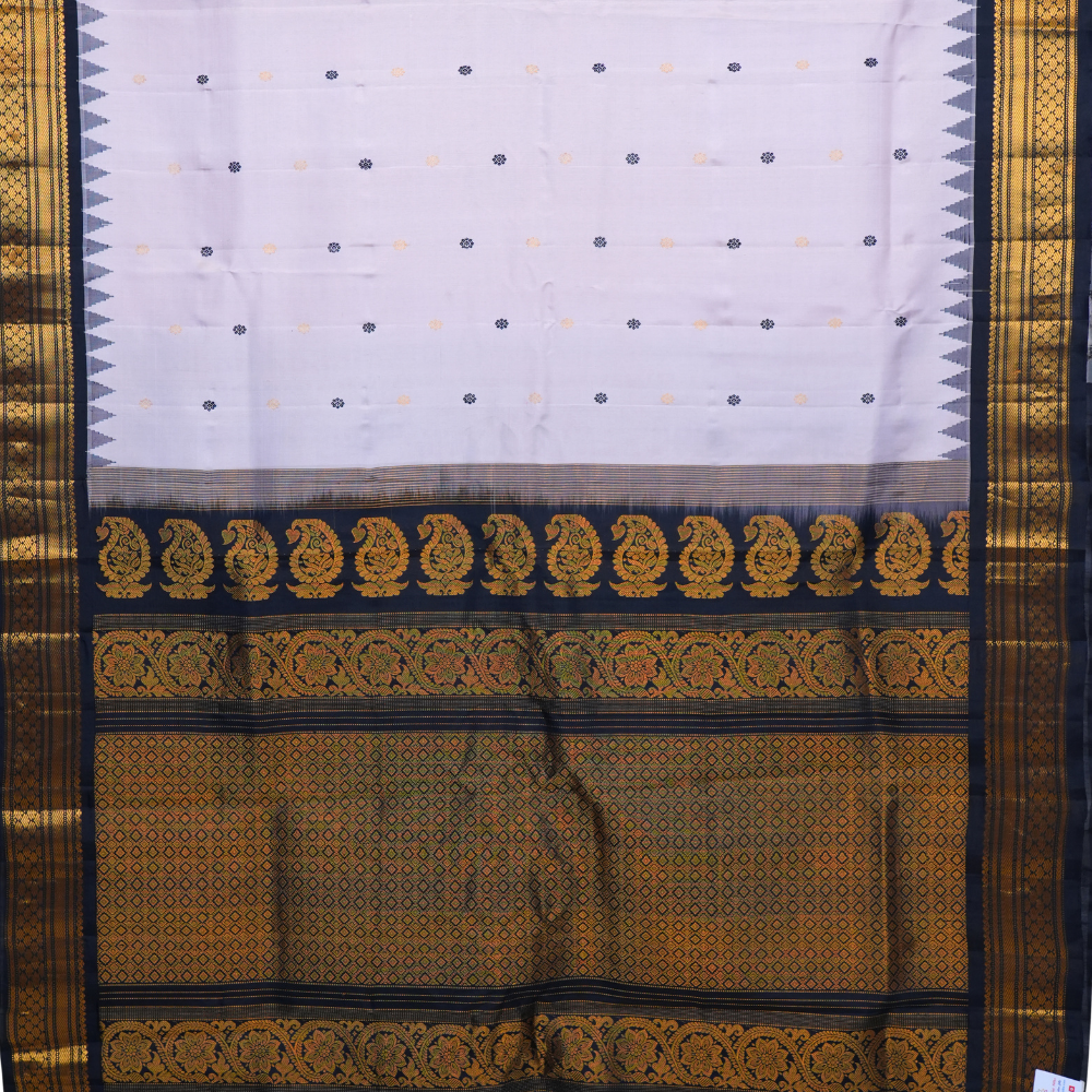 Elegant handloom Gadwal pure silk saree suitable for weddings and special occasions.