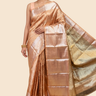 Handloom Kanjeevaram pure silk saree with zari brocade
