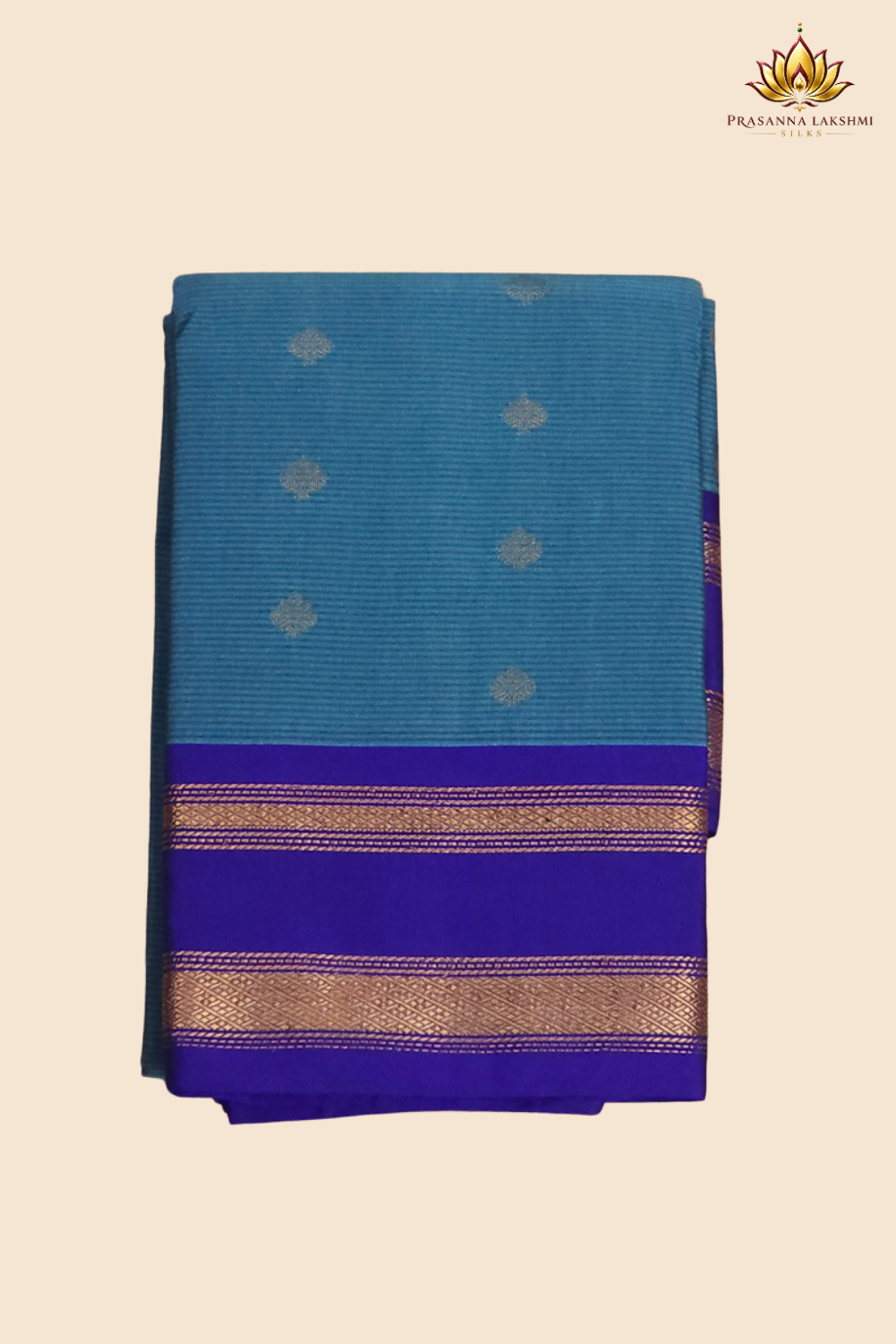 Handloom semi Gadwal saree featuring rich brocade pallu and contrast blouse
