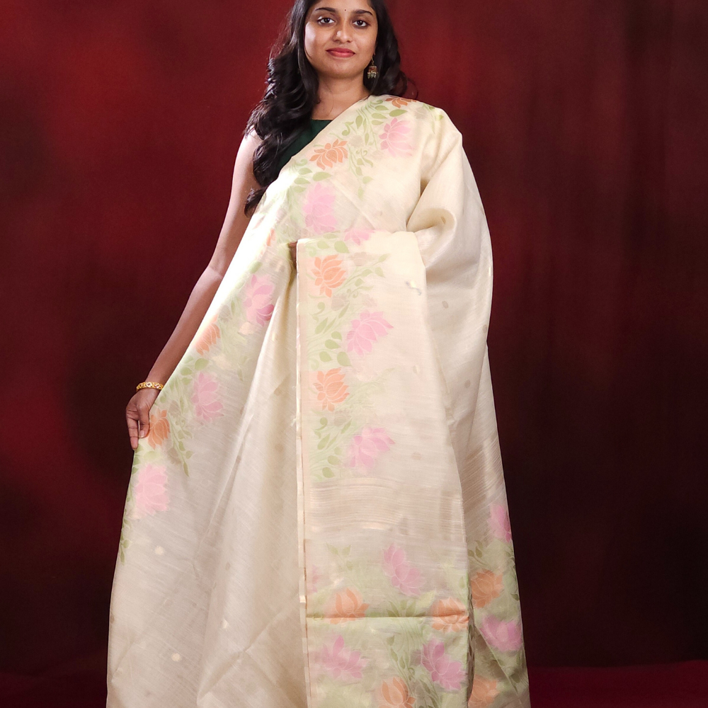 Chanderi Silk Cotton Saree