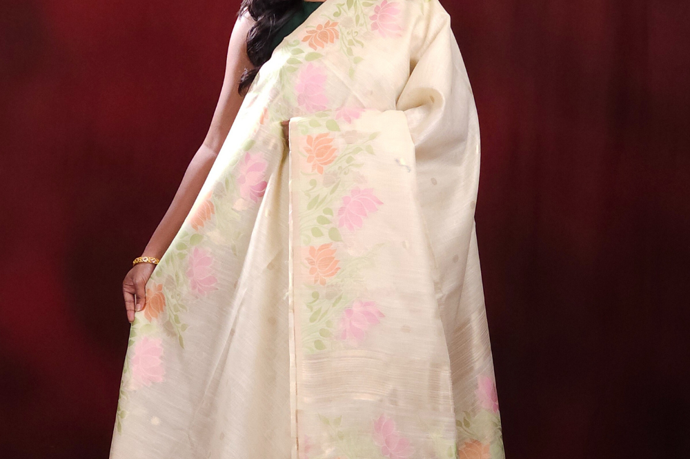 Chanderi Silk Cotton Saree
