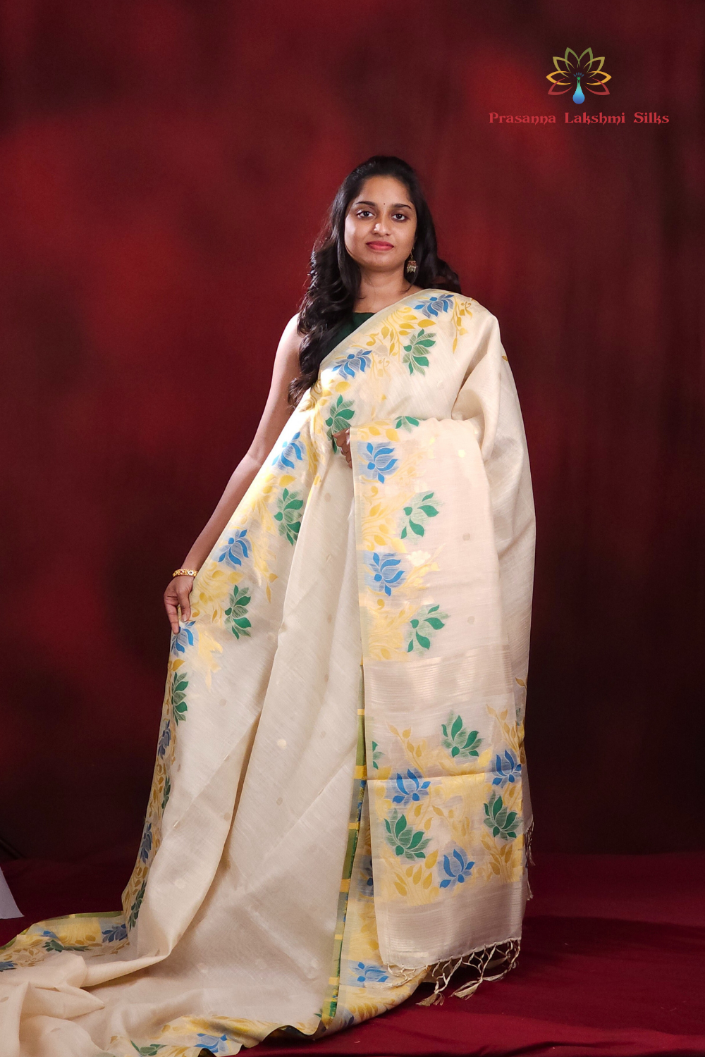 Chanderi Silk Cotton Saree 