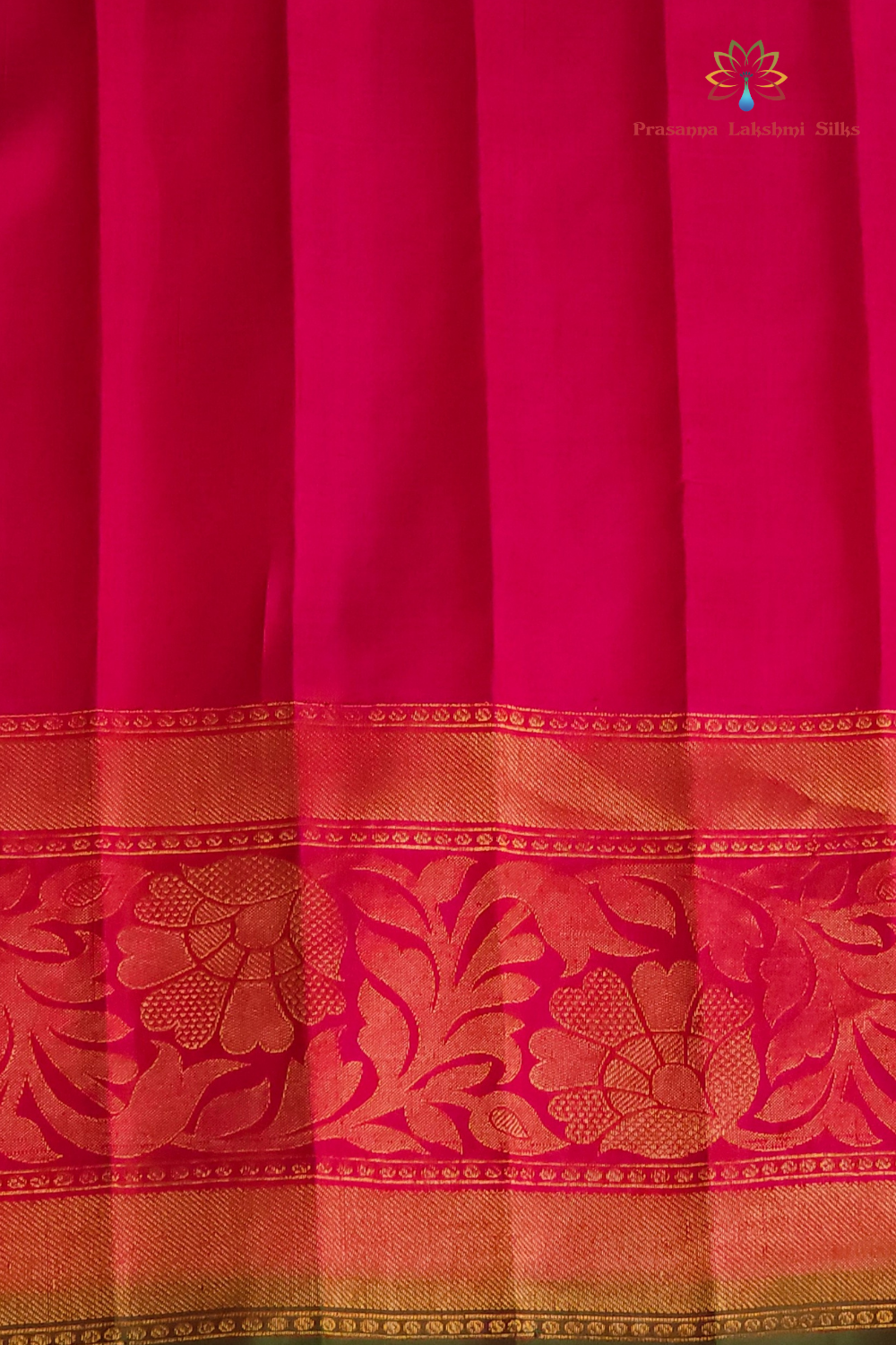 Elegant Telugu traditional Gadwal silk saree in mango yellow with pink blouse piece

