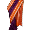 Handloom Deep Violet Gadwal Silk Saree