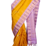 Handloom Yellow Gadwal Silk Saree Online