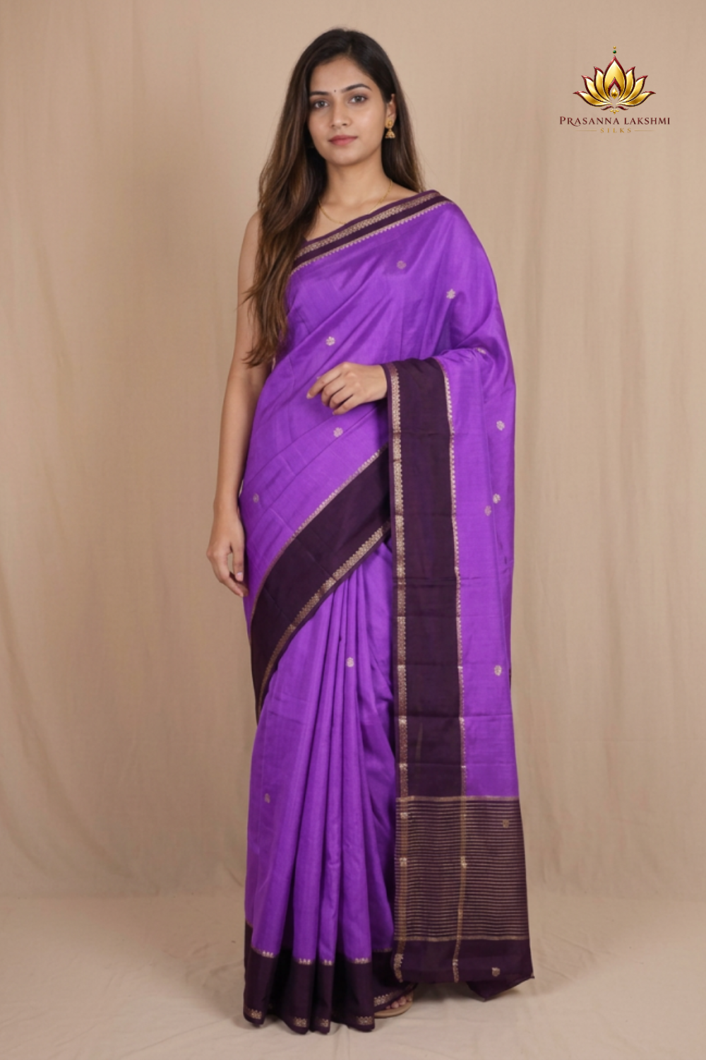 Banarasi Munga silk saree with all-over zari woven floral motifs and rich brocade pallu.
