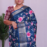 Floral Dola Silk Saree