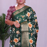 Floral Dola Silk Saree