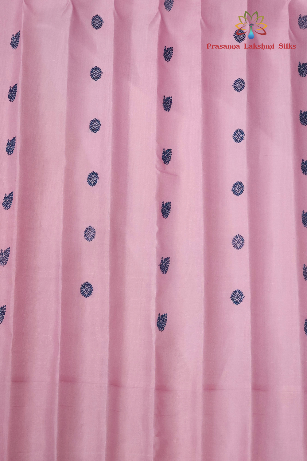 Peacock Blue Handloom Gadwal Pure Silk Saree with Lotus Pink zari woven border and brocade pallu

