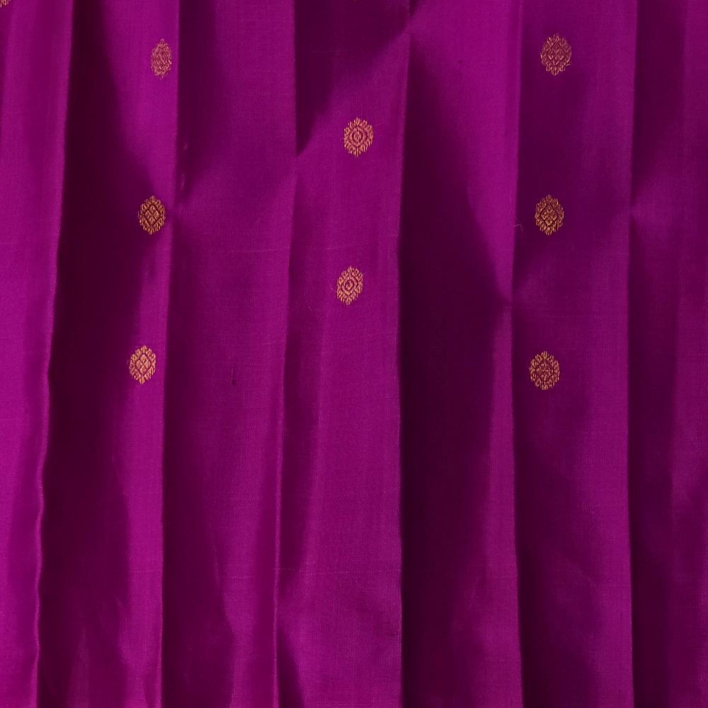 Pure Gadwal Silk Saree – Lilac Elegance