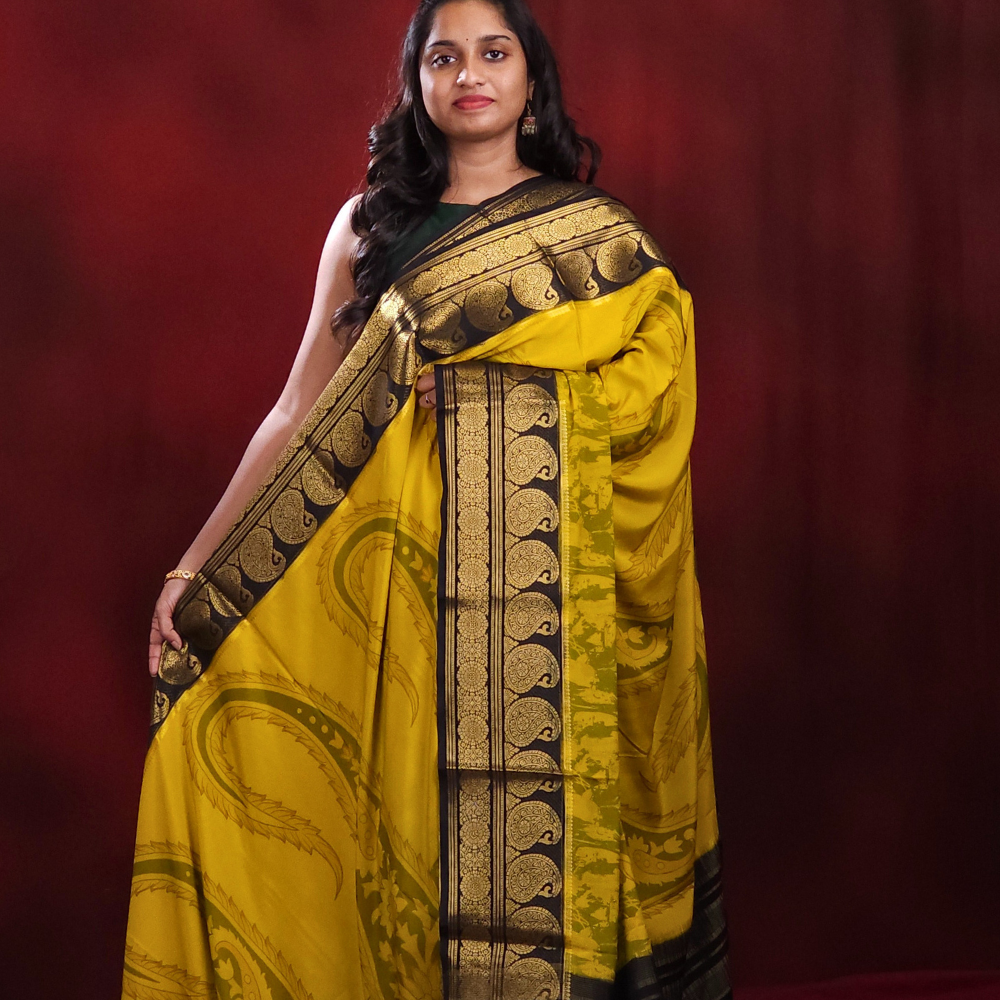  Semi mysore silk, sarees