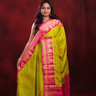 Semi Mysore Silk Saree, all over digital prints 