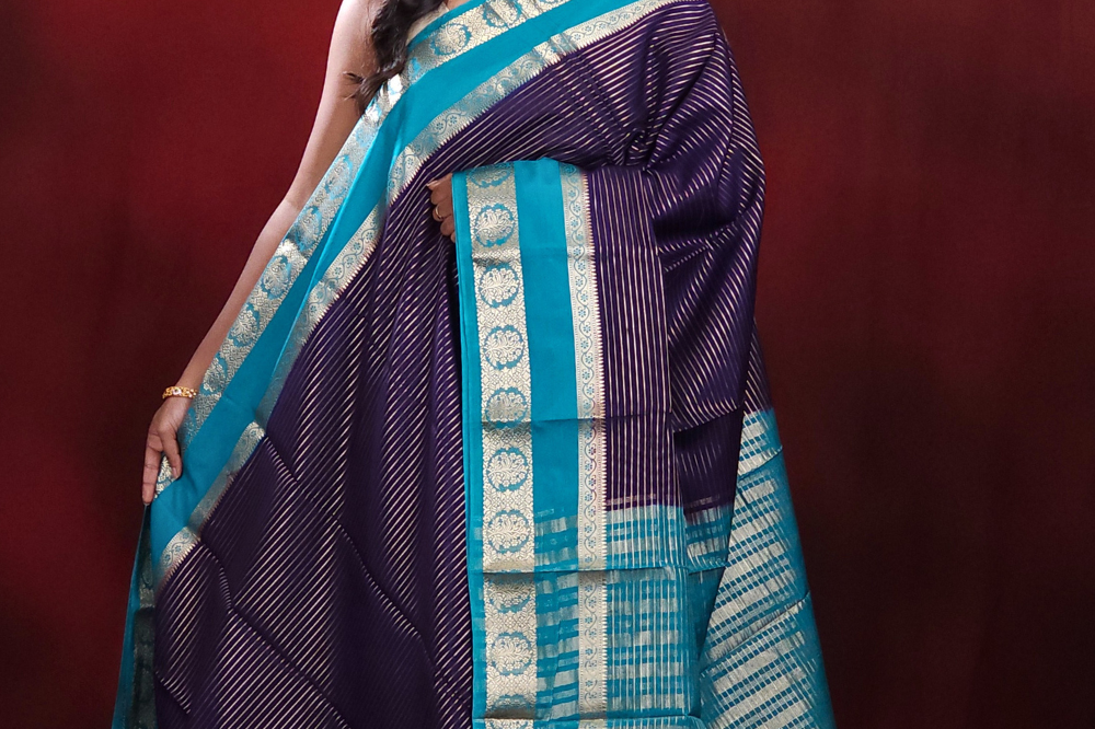 Semi Mysore Silk Saree