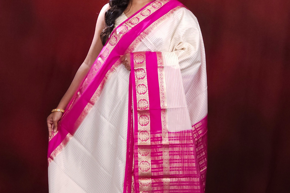 Semi Mysore Silk Saree 
