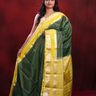 Semi Mysore Silk Saree with  stripes  all