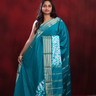 Semi Mysore Silk Saree With shibori print 