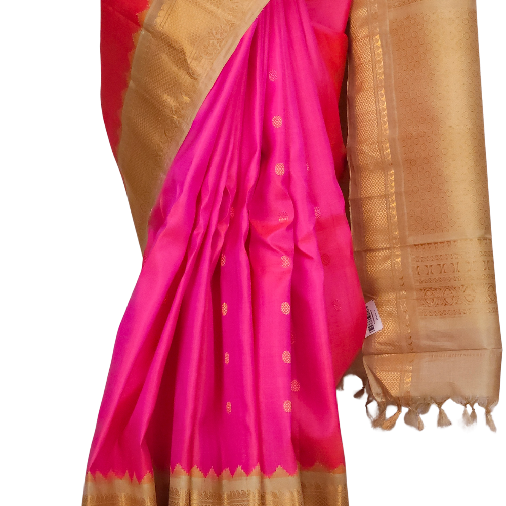 Silk Mark certified Gadwal saree
