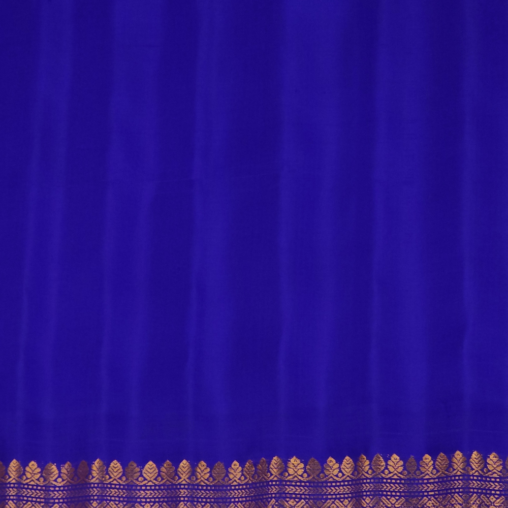 Brocade pallu Gadwal saree
