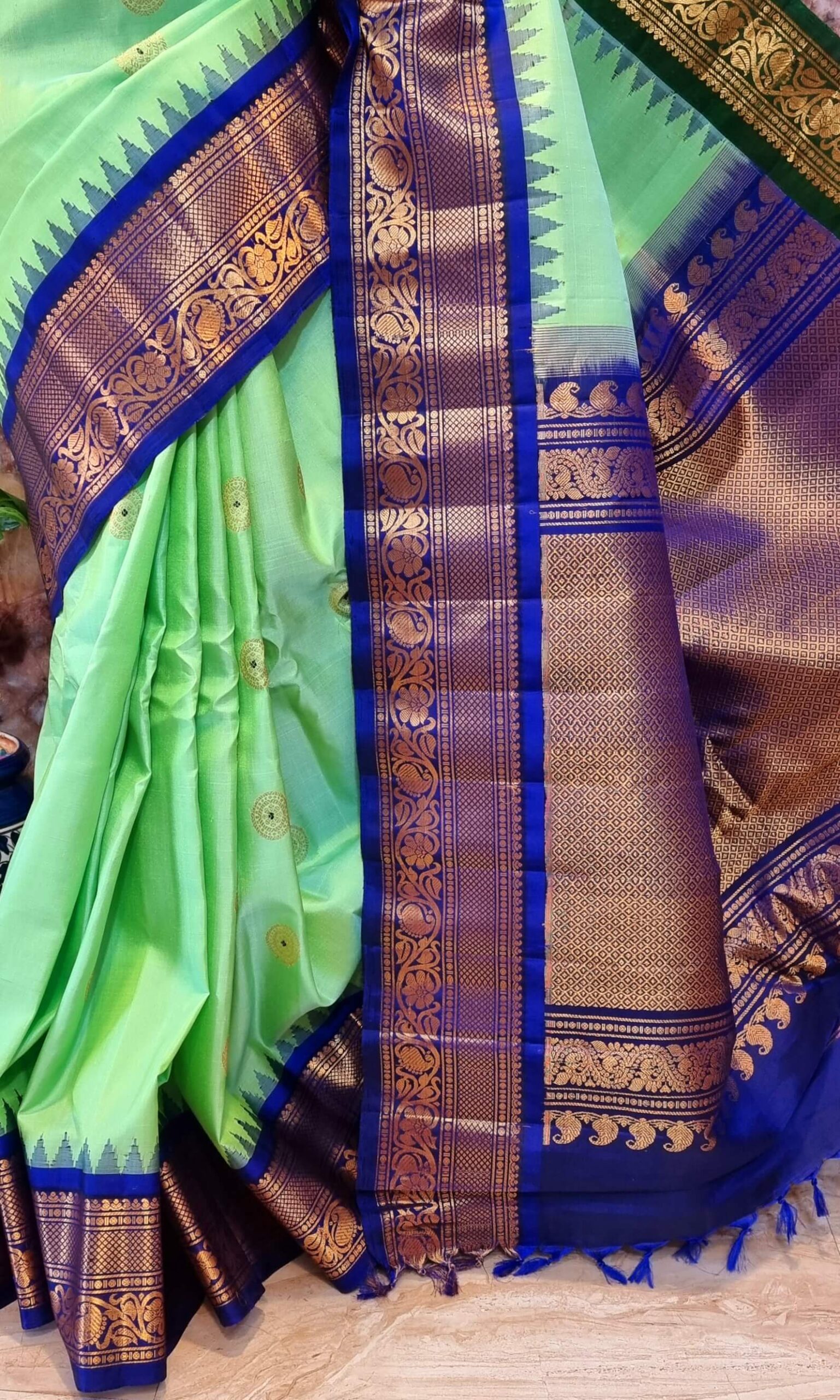 Stunning Kanchi Pattu Sarees by Priva Collective – South India Fashion